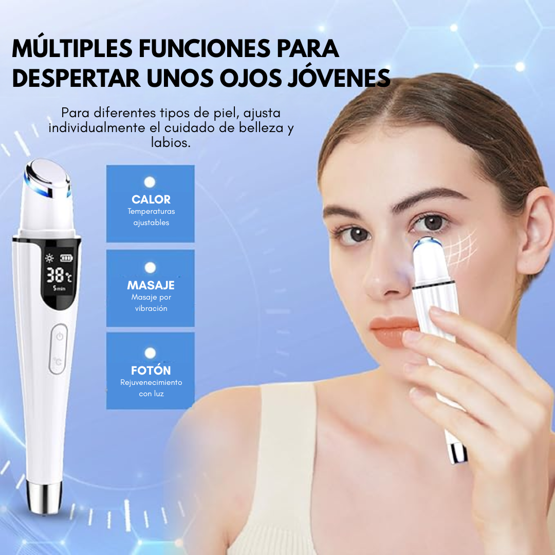 DISPOSITIVO OCULAR TÉRMICO IÓNICO PARA OJOS – Relaja, descongestiona y rejuvenece tu mirada