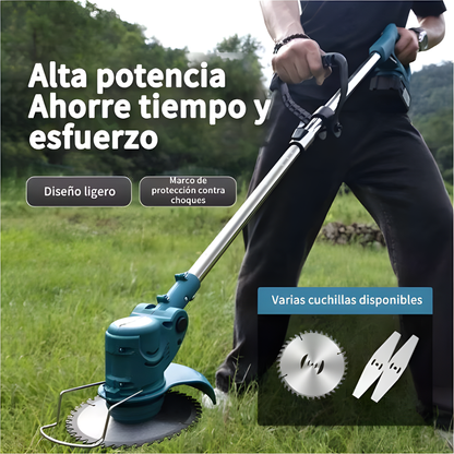 CORTADORA DE MALEZA – Potencia inalámbrica, corte eficiente y jardín siempre impecable