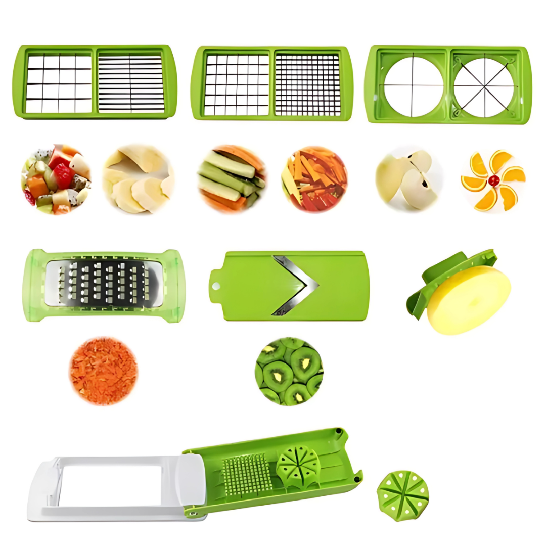 PICADOR Y RALLADOR DE VERDURAS Y FRUTAS – Cocina fácil, rápida y sin desorden