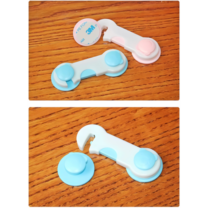 CANDADOS DE SEGURIDAD PARA BEBÉ (PACK*2) – Protege a tu pequeño de accidentes en casa