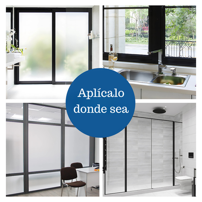 PINTURA DE VIDRIO ESMERILADO – Privacidad y estilo en tus ventanas