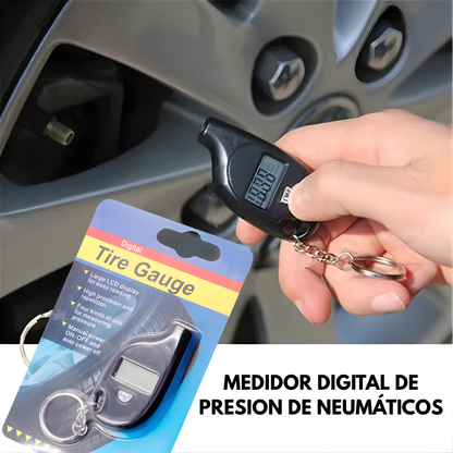 MEDIDOR DIGITAL DE PRESIÓN DE NEUMÁTICOS – Lectura precisa, conducción segura y control total de tus llantas