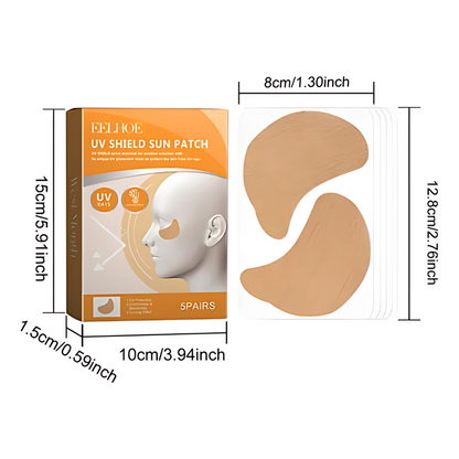 PARCHES UV PARA OJOS – 5 PARES – Protección solar invisible para tu mirada