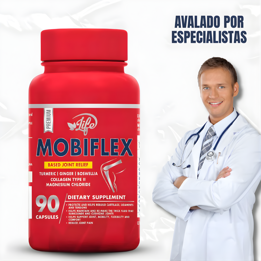 MOBIFLEX – Alivio articular, movilidad mejorada y confort diario en cada cápsula