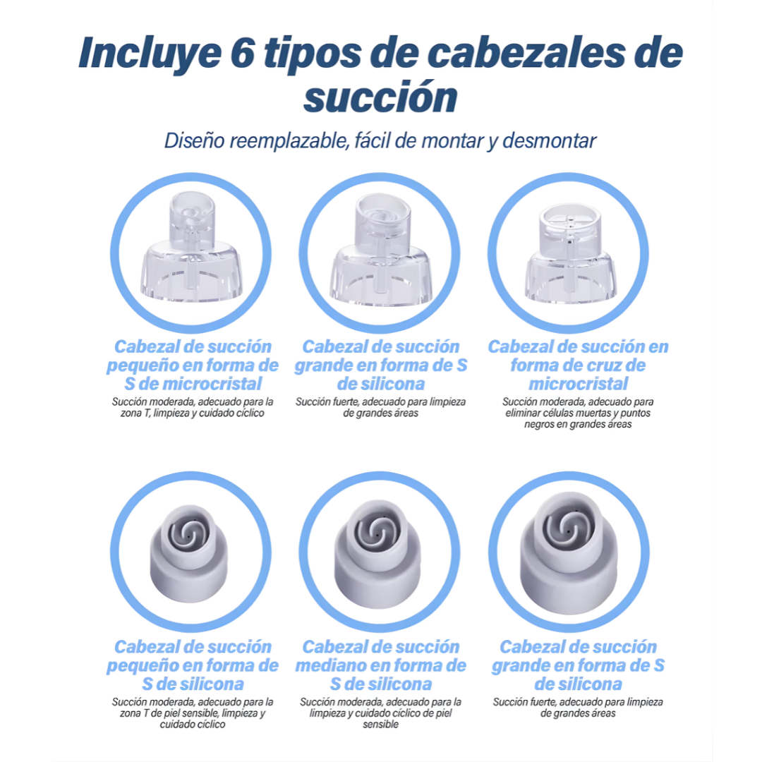 AQUASKIN PRO LIMPIADOR DE HIDRODERMOABRASIÓN – Limpieza profunda, exfoliación suave y renovación visible de la piel