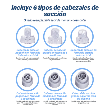 AQUASKIN PRO LIMPIADOR DE HIDRODERMOABRASIÓN – Limpieza profunda, exfoliación suave y renovación visible de la piel
