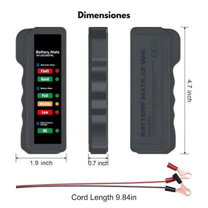 Battery Tester – Diagnóstico rápido y preciso para tu batería de 12V
