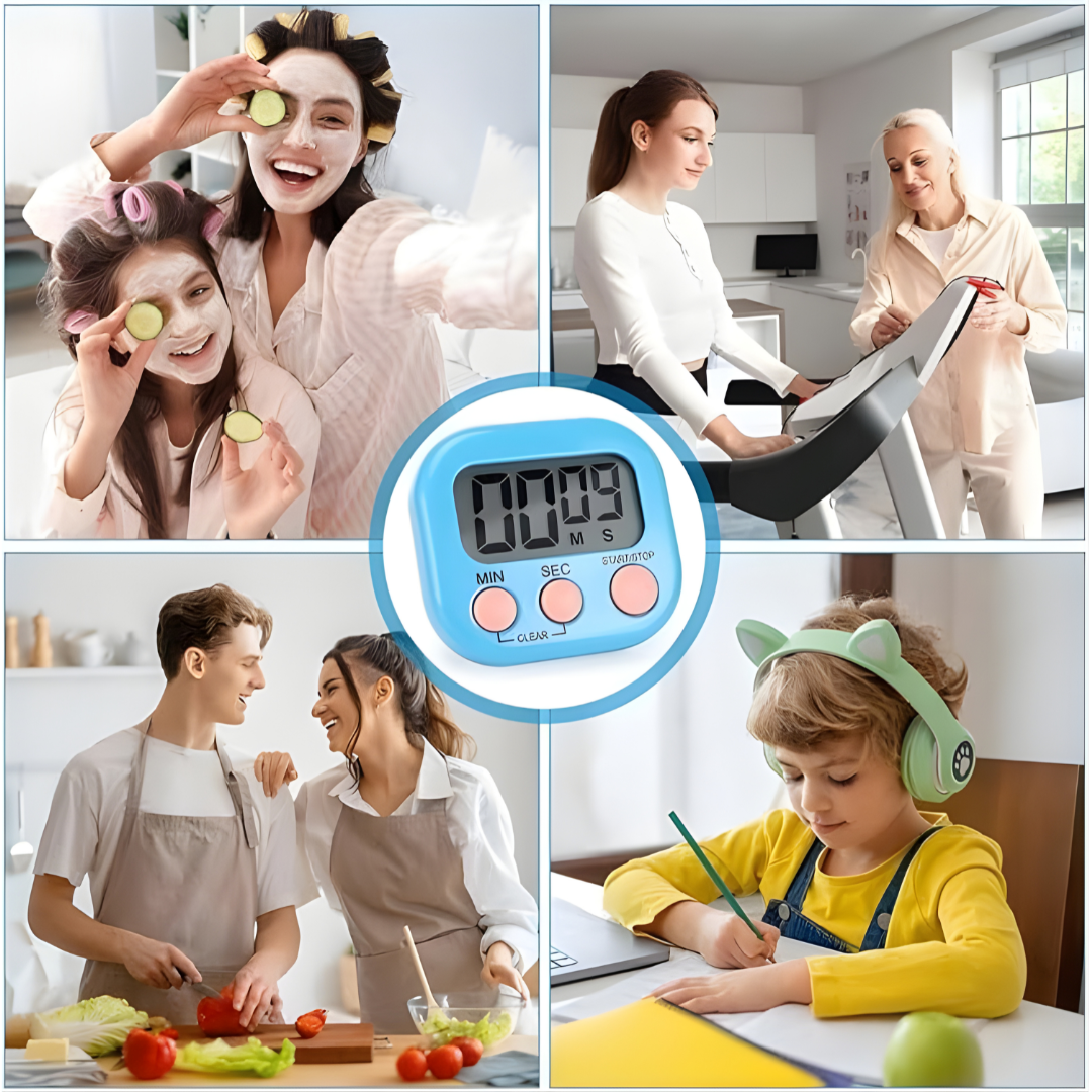TIMER DIGITAL DE COCINA – Control preciso del tiempo, organización total y resultados perfectos en cada receta