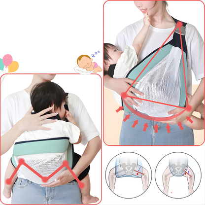 CARGADOR DE BEBÉS MANOS LIBRES UNITALLA - Comodidad ergonómica, cercanía segura y apoyo total para tu día a día
