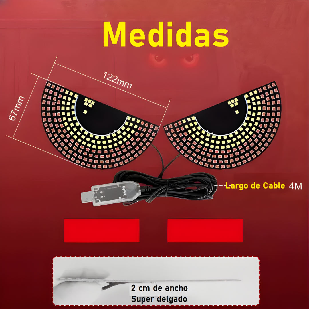 OJOS LED DELANTEROS PARA AUTOS – Iluminación potente, estilo único y visibilidad que impresiona en cada viaje