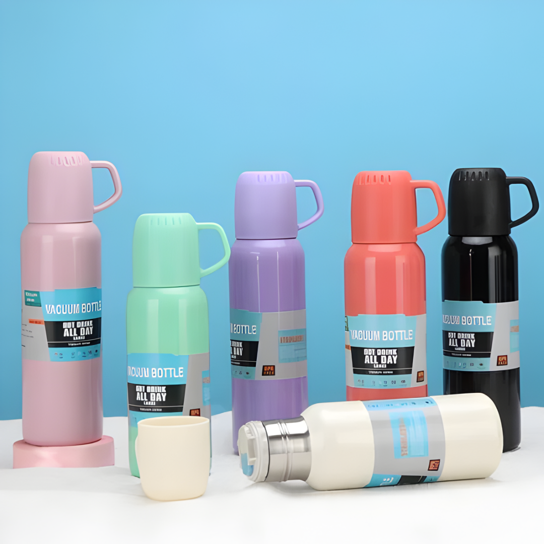 SET TERMO Y TAZAS 1.9 LITROS – Conservación superior, practicidad diaria y bebidas a temperatura perfecta en cualquier momento
