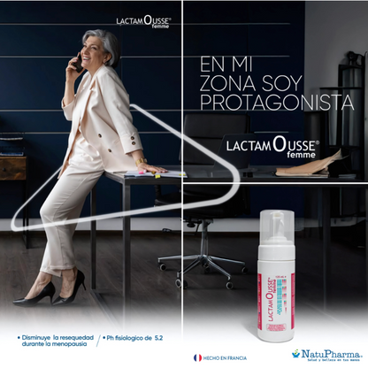 LACTAMOUSSE FEMME ESPUMA DE HIGIENE ÍNTIMA – Frescura y protección delicada todos los días