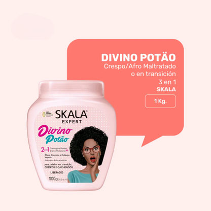 TARRO DE CREMA DE TRATAMIENTO SKALA – Hidratación, brillo y suavidad irresistible para tu cabello