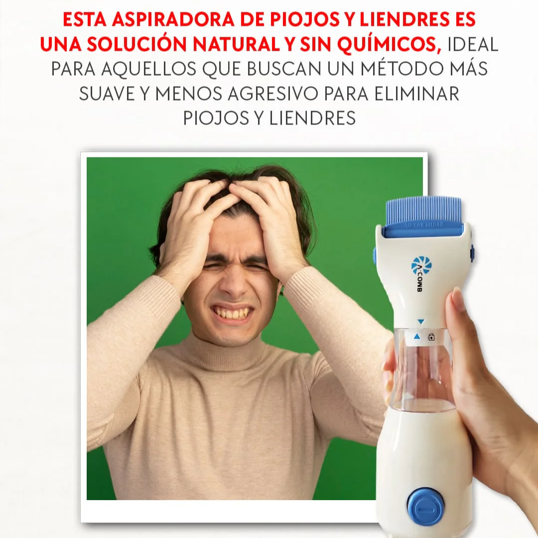 PEINE QUITA PIOJOS ELECTRÓNICO – Eliminación eficaz, uso práctico y cuidado diario sin complicaciones
