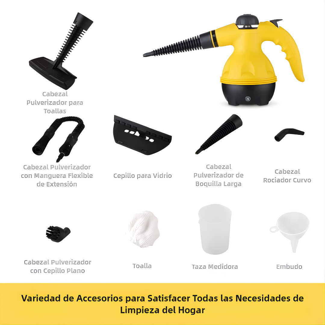LIMPIADOR A VAPOR ELÉCTRICO – Limpieza profunda sin químicos, potencia del vapor y resultados visibles en minutos