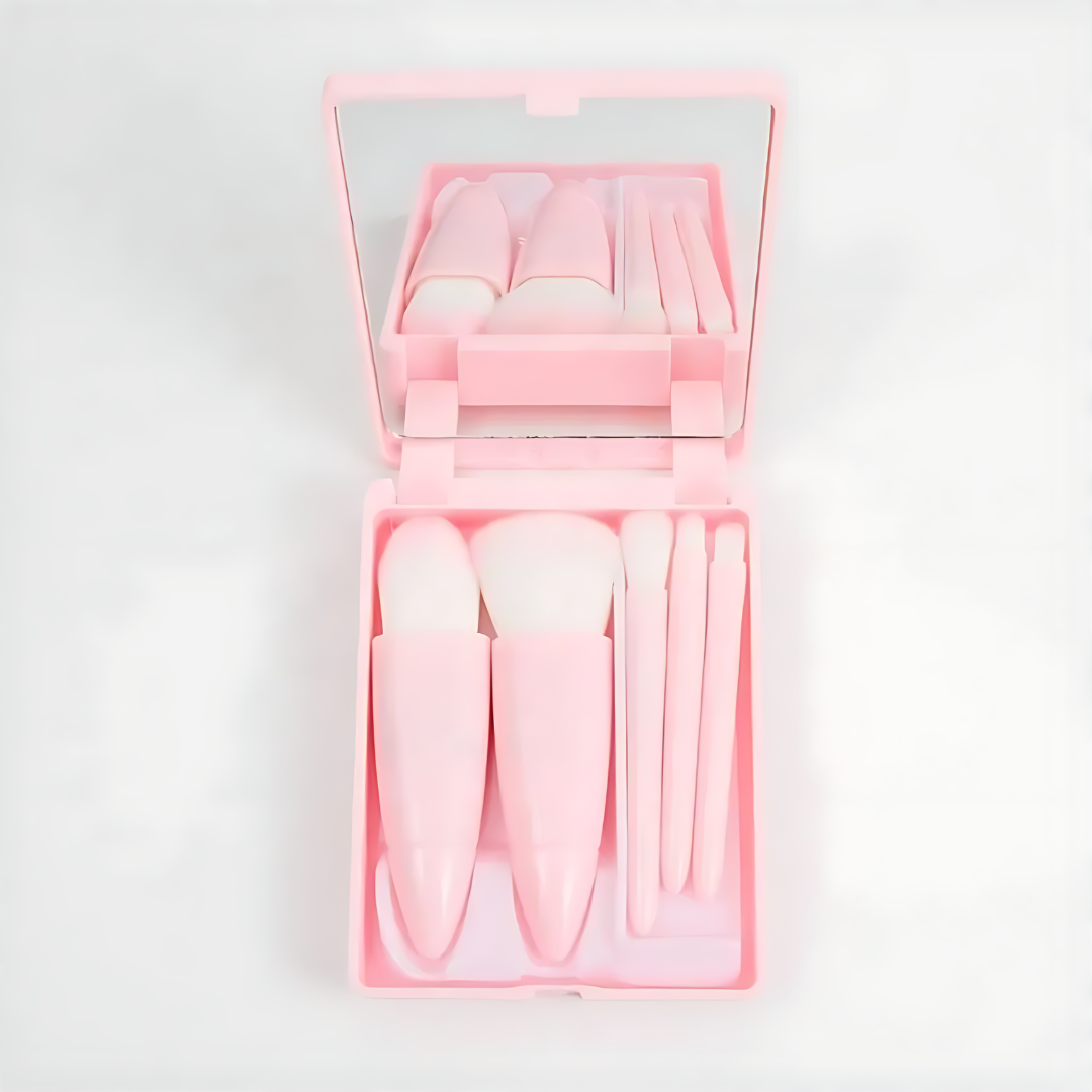 SET DE BROCHAS PARA MAQUILLAJE – Aplicación precisa, acabado profesional y maquillaje perfecto