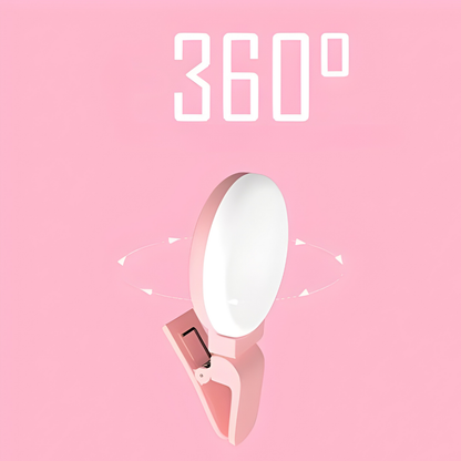 LUZ MINI Q SELFIE (Pack por 2) – Iluminación perfecta, fotos nítidas y brillo profesional en cualquier momento