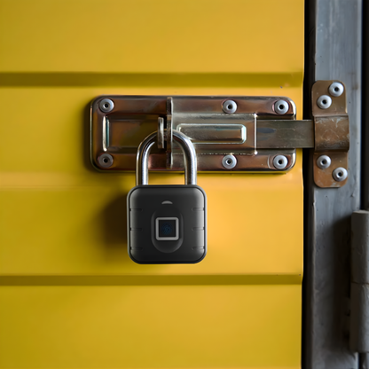 CANDADO CON HUELLA – Seguridad inteligente, acceso rápido y protección sin llaves