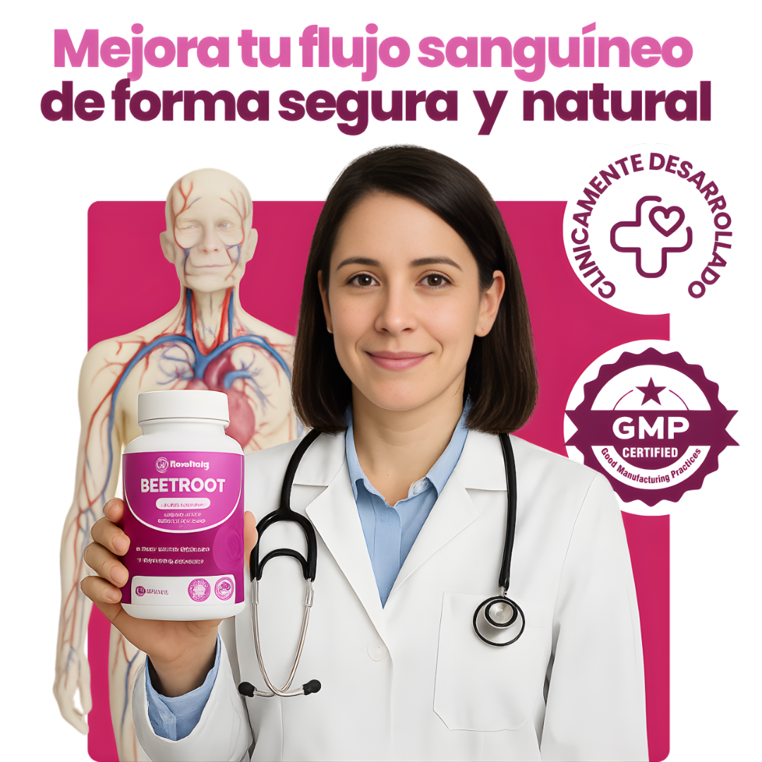 BEETROOT ROSABELLA X 60 CAPS – Circulación activa, energía natural y bienestar cardiovascular desde adentro