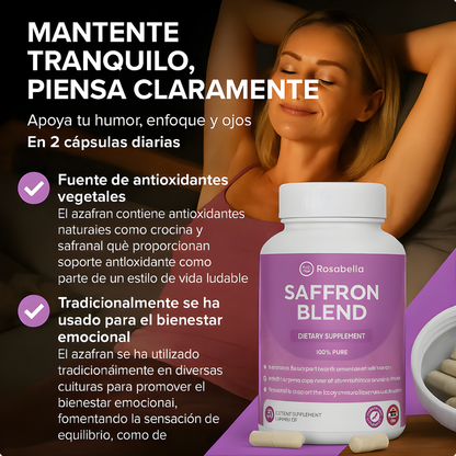 SAFFRON BLEND – Bienestar emocional, ánimo equilibrado y apoyo natural para tus días