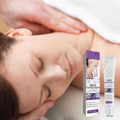 CREMA REAFIRMANTE DE CUELLO – Nutre, tensa y rejuvenece la piel desde la base  Porque una piel firme y luminosa comienza por el cuello.