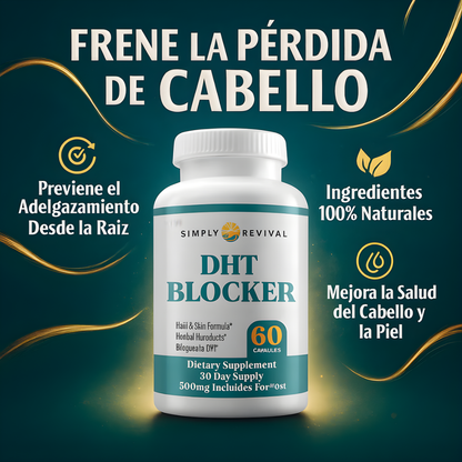 DHT BLOCKER – Control avanzado de caída, fortalecimiento capilar y crecimiento más sano desde la raíz