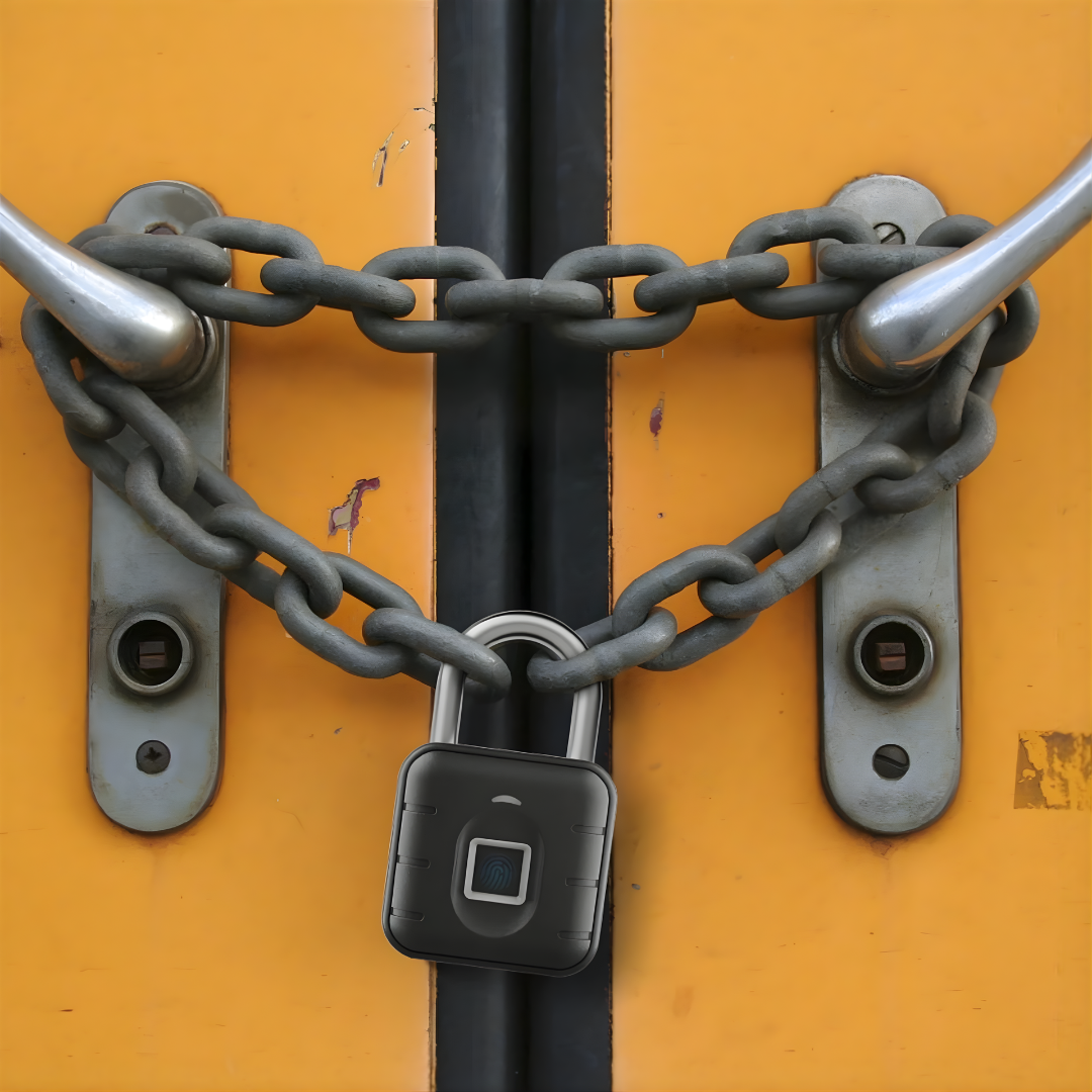 CANDADO CON HUELLA – Seguridad inteligente, acceso rápido y protección sin llaves