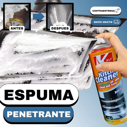ESPUMA KITCHEN CLEANER – Limpieza profunda sin esfuerzo y sin enjuague