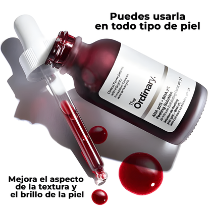 ORDINARY SOLUCIÓN EXFOLIANTE DE AHA 30% + BHA 2% – Renovación profunda y piel visiblemente más joven