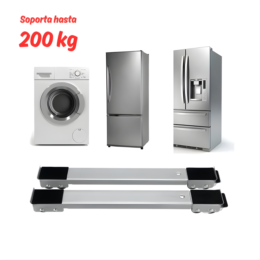RODOS PARA MOVER – Ajuste perfecto, movilidad total y soporte seguro para tus electrodomésticos