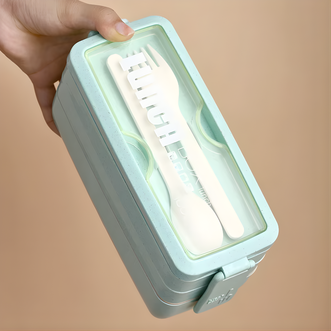 LUNCH BOX CON CUBIERTOS (1 PCS) – Comidas frescas, prácticas y siempre contigo