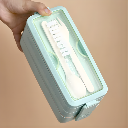 LUNCH BOX CON CUBIERTOS (1 PCS) – Comidas frescas, prácticas y siempre contigo