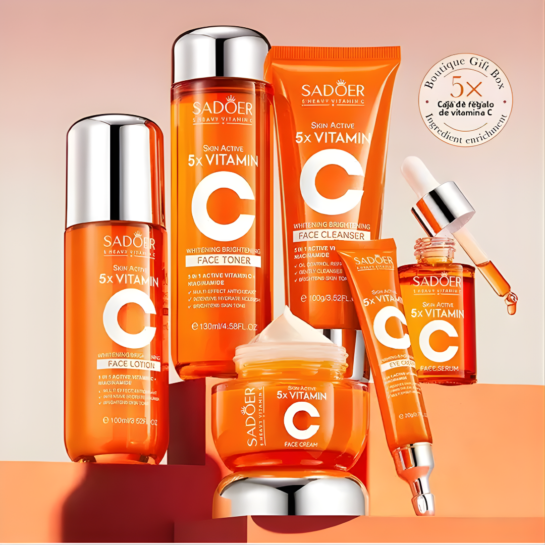 KIT COMPLETO DR-RASHELL VITAMINA C – Ilumina, unifica y revitaliza tu piel cada día
