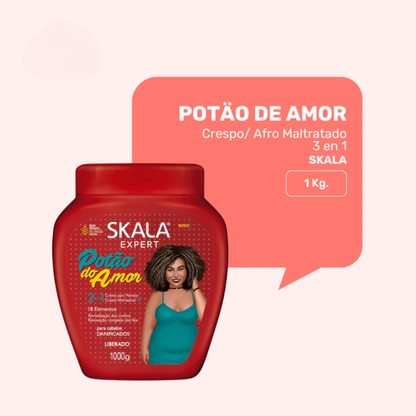 TARRO DE CREMA DE TRATAMIENTO SKALA – Hidratación, brillo y suavidad irresistible para tu cabello
