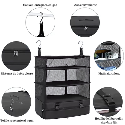 CLOSET PORTÁTIL EXPANDIBLE – Organización adaptable para cualquier espacio