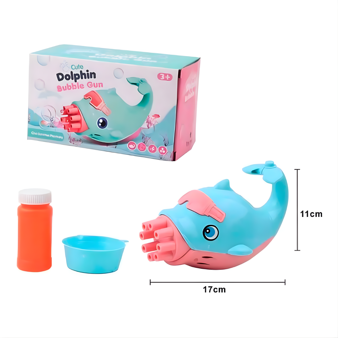 DOLPHIN BUBBLE – Diversión instantánea, burbujas mágicas y un diseño que encanta a niños y adultos