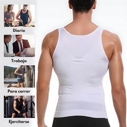 CAMISETA DE COMPRESIÓN UNISEX – Reduce medidas, mejora postura y estiliza tu figura