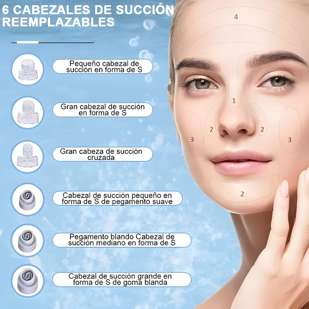 AQUASKIN PRO LIMPIADOR DE HIDRODERMOABRASIÓN – Limpieza profunda, exfoliación suave y renovación visible de la piel