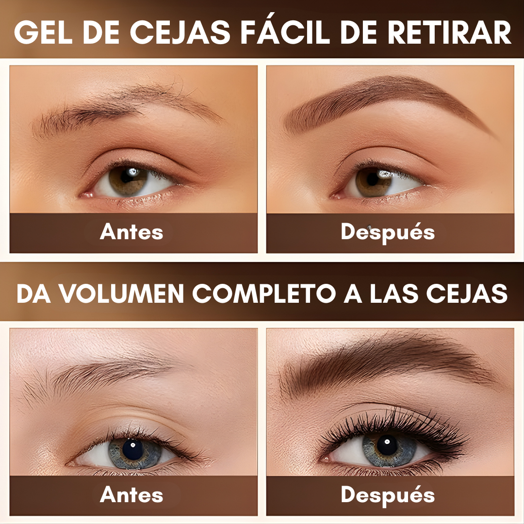 GEL PARA CEJAS FÁCILES DE DESPEGAR – Fijación perfecta, acabado natural y cejas definidas sin dolor