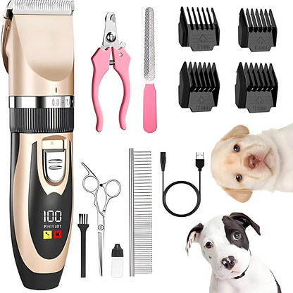 KIT DE CORTE PARA MASCOTAS HAPPY – Corte silencioso y preciso en casa