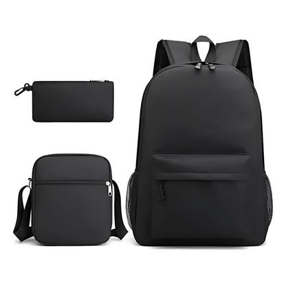 MOCHILA AZUL MILAN – Kit completo de mochila, lonchera y estuche