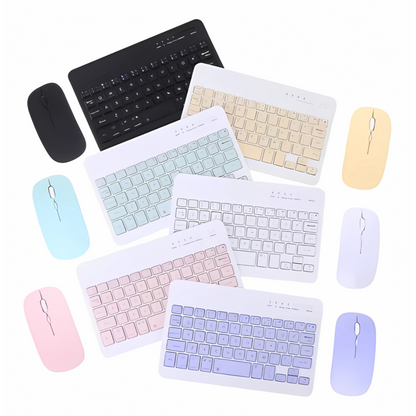 MINI TECLADO INALÁMBRICO + MOUSE – Comodidad total en tamaño compacto