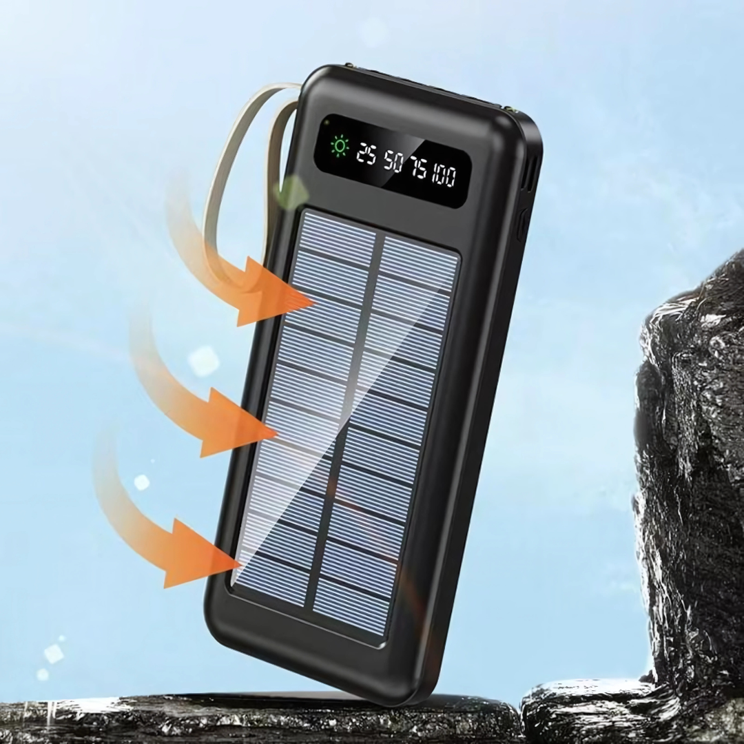 POWERBANK CARGA SOLAR 10000 – Energía portátil donde la necesites