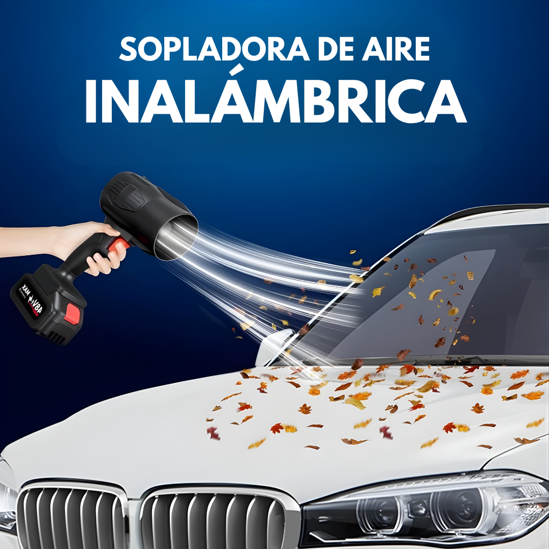 SOPLADORA DE AIRE INALÁMBRICA – Limpieza potente, portátil y sin cables para cualquier espacio