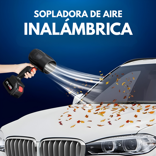SOPLADORA DE AIRE INALÁMBRICA – Limpieza potente, portátil y sin cables para cualquier espacio