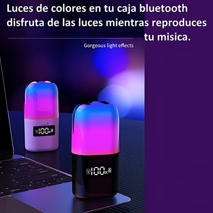 AUDÍFONO INALÁMBRICO 3 EN 1 BLANCO (865) – Música, llamadas y control total en un solo toque