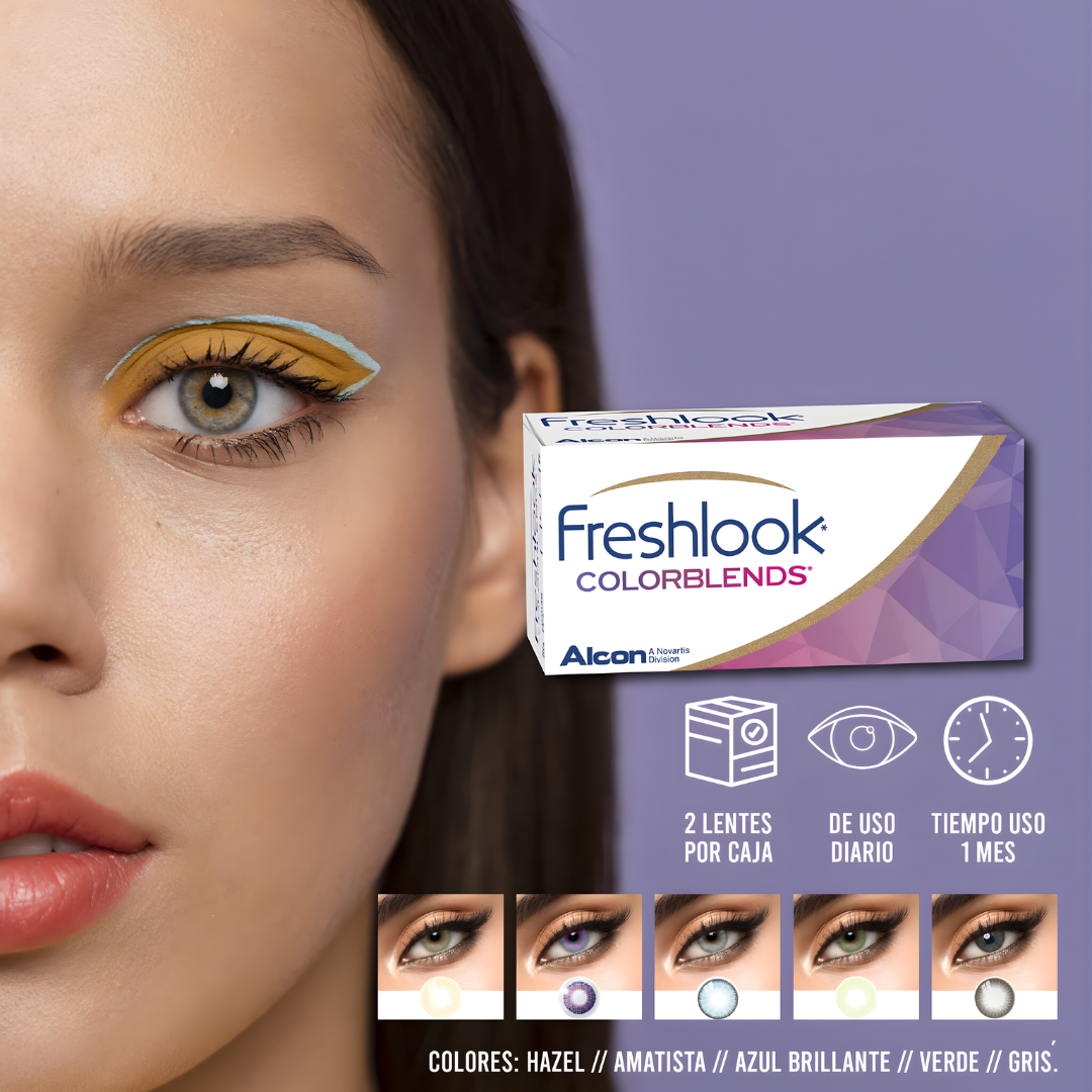 LENTES DE CONTACTO FRESHLOOK – Color natural, comodidad diaria y una mirada que impacta desde el primer instante