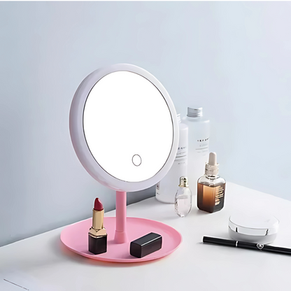 ESPEJO ILUMINADO – Detalles perfectos con aumento y luz en cualquier lugar