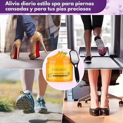 CREMA EXFOLIANTE PARA MASAJE DE PIES – Suavidad profunda, alivio inmediato y renovación total para tus pies