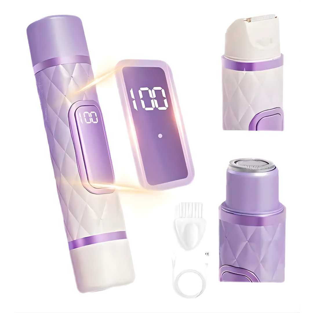 DEPILADORA FACIAL ELÉCTRICA 2 EN 1 – Suavidad inmediata y precisión sin irritación